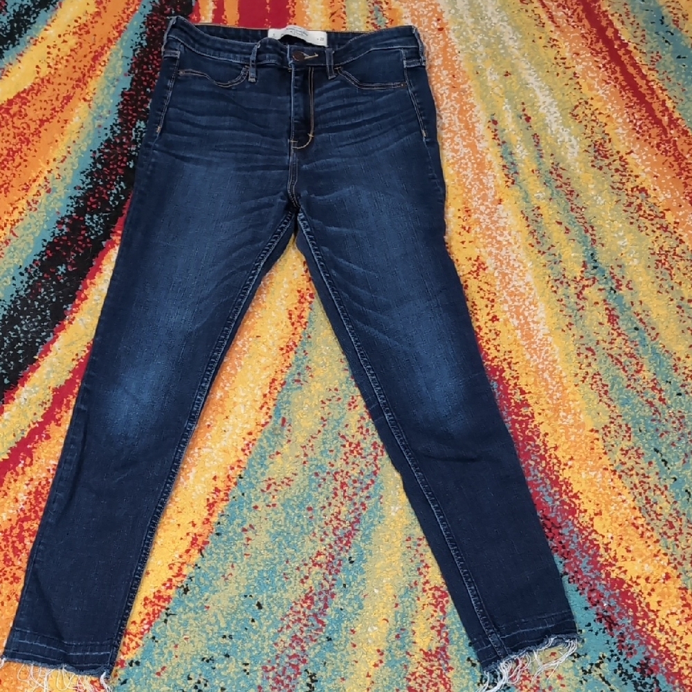 Abercrombie & Fitch Blue Skinny Jeans Classic Denim Style